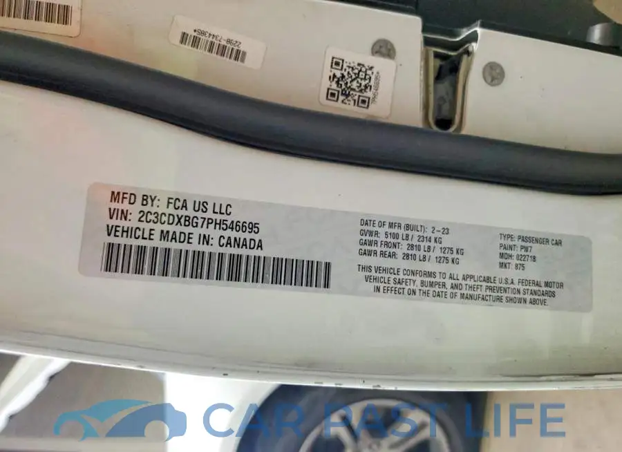2C3CDXBG7PH546695# 12