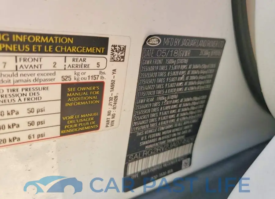 SALRG2RV2JA074926# 13