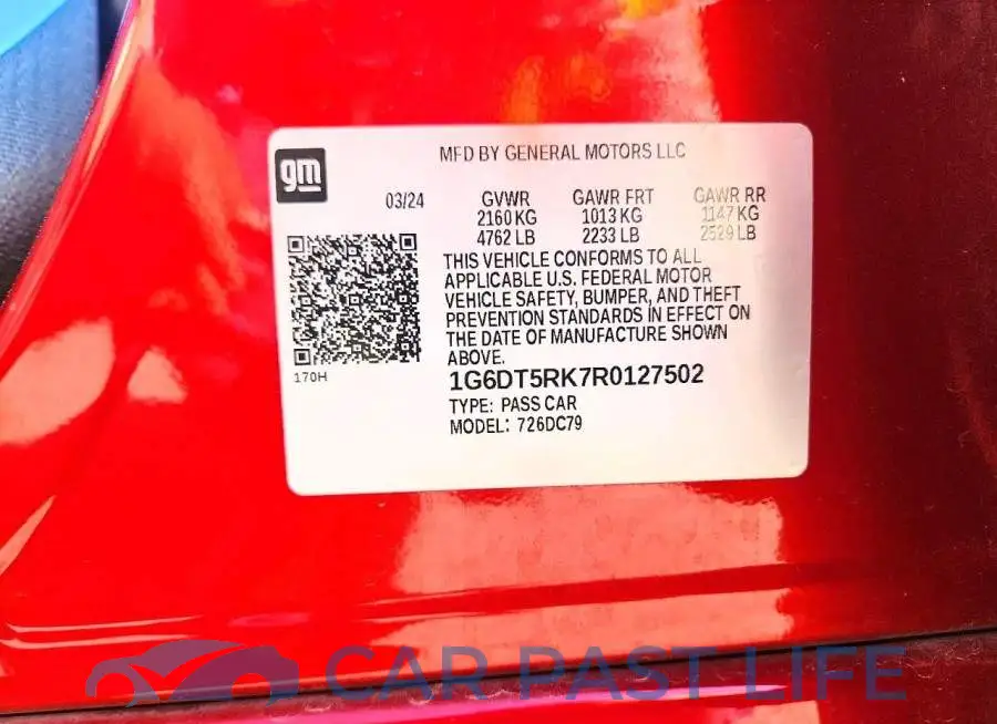 1G6DT5RK7R0127502# 12