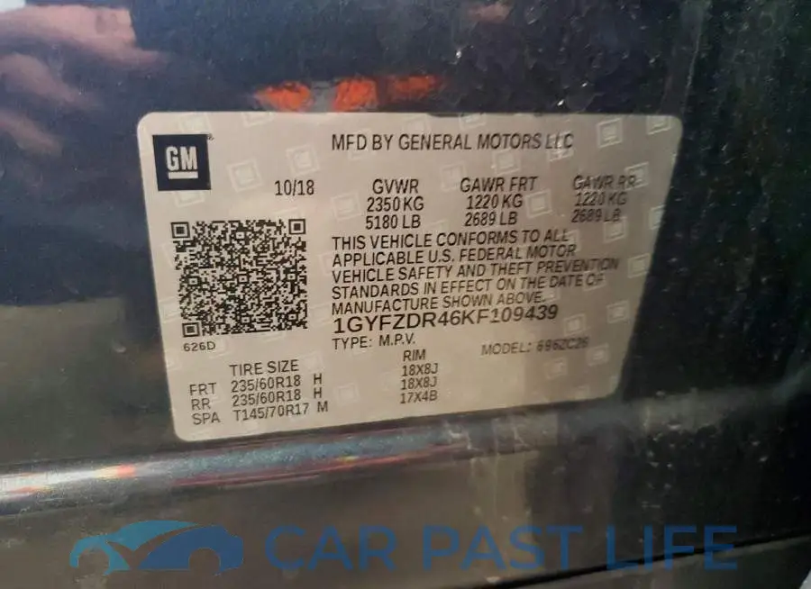 1GYFZDR46KF109439# 13