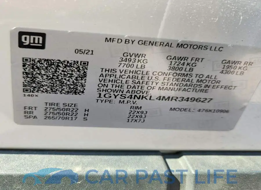 1GYS4NKL4MR349627# 13
