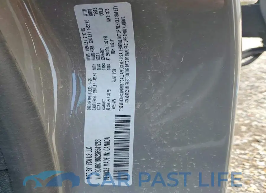 2C4RC1BG2SR541283# 13
