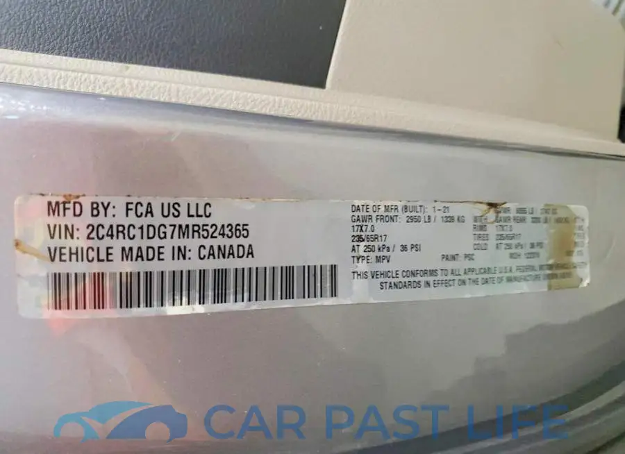 2C4RC1DG7MR524365# 13