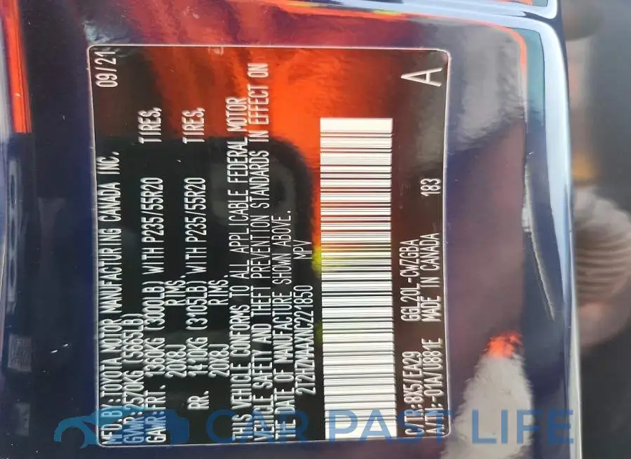2T2HZMAAXNC221850# 13