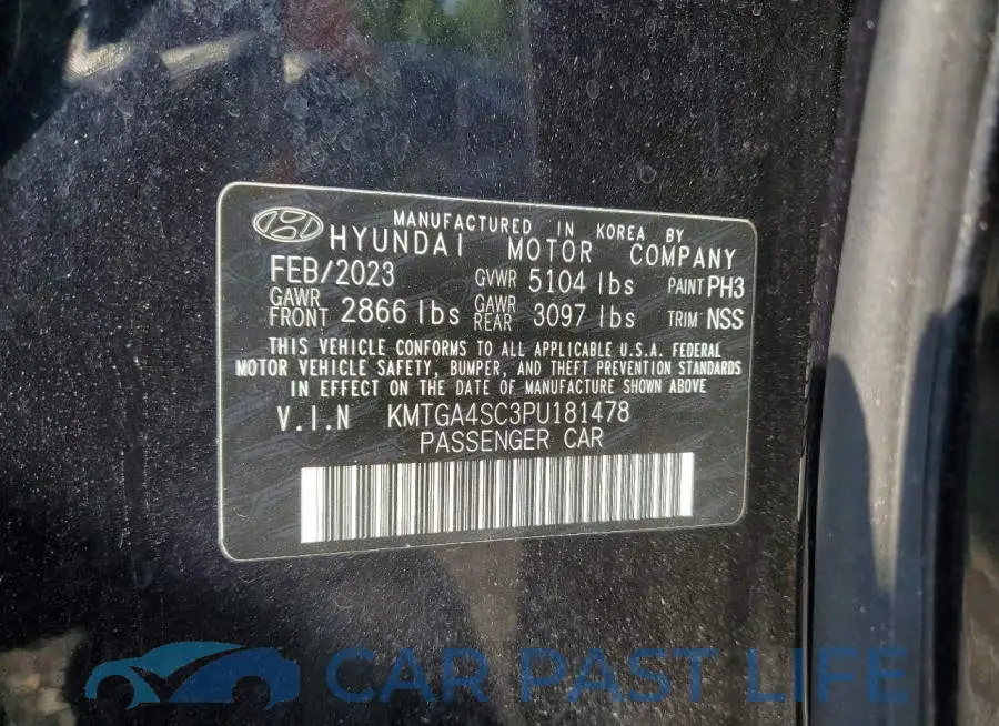 KMTGA4SC3PU181478# 12