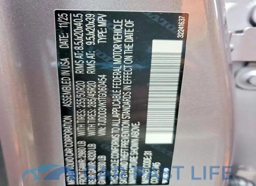 7JDDD3VK1TG060454# 13