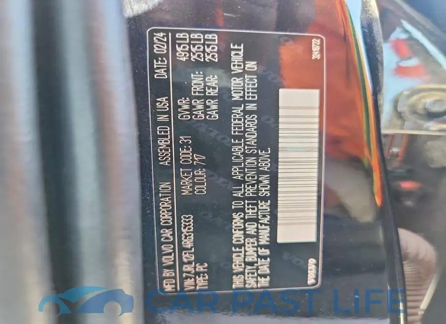 7JRL12FL4RG315333# 12