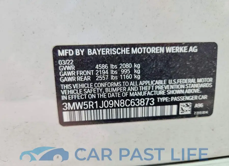 3MW5R1J09N8C63873# 12