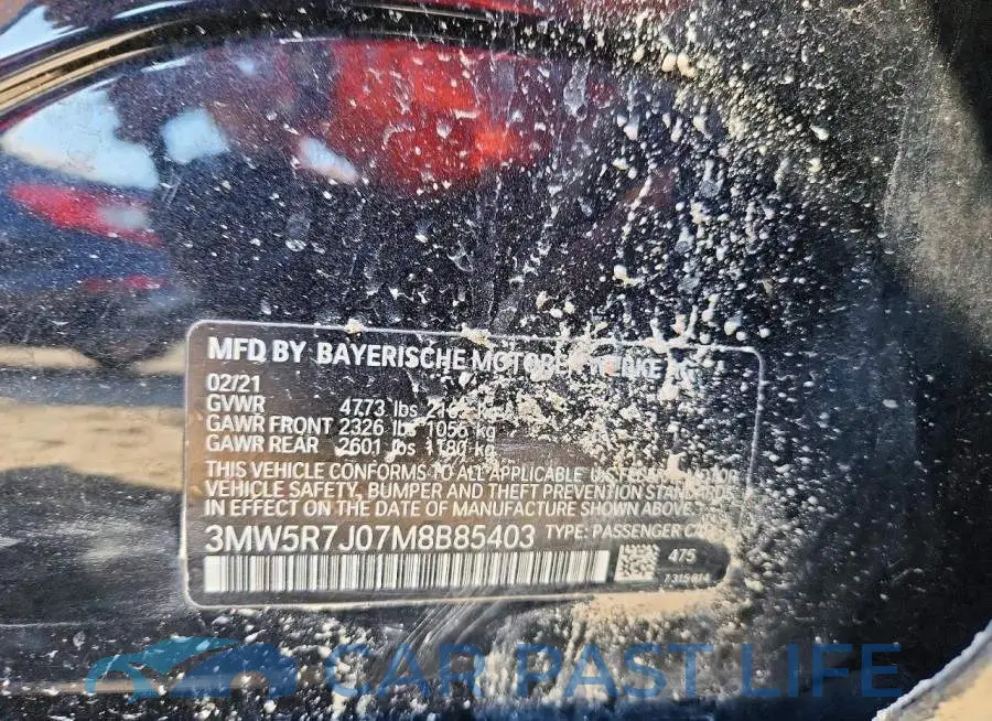 3MW5R7J07M8B85403# 12