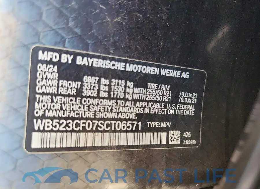 WB523CF07SCT06571# 13