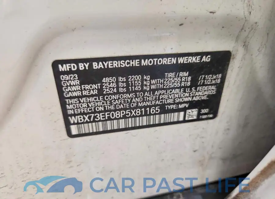 WBX73EF08P5X81165# 13