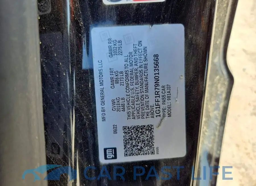 1G1FF1R79N0135668# 13
