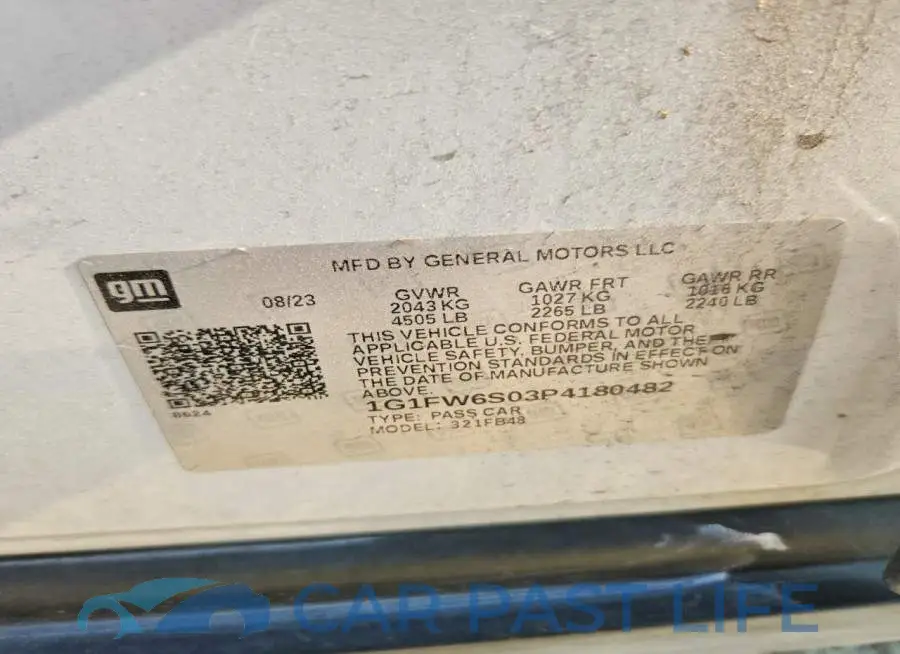 1G1FW6S03P4180482# 12