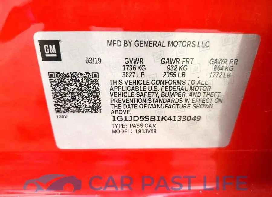 1G1JD5SB1K4133049# 12