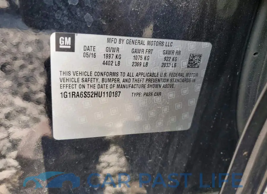 1G1RA6S52HU110187# 12