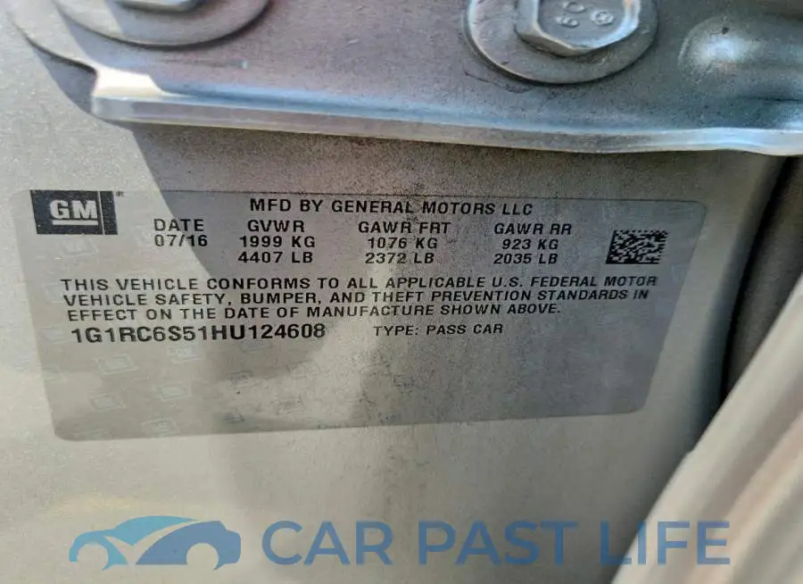 1G1RC6S51HU124608# 12