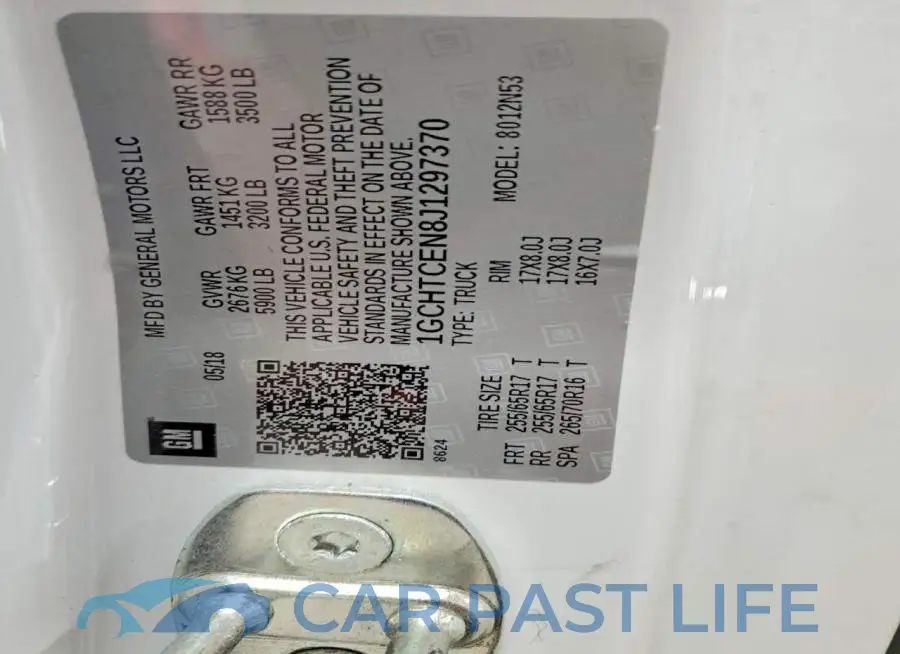 1GCHTCEN8J1297370# 12