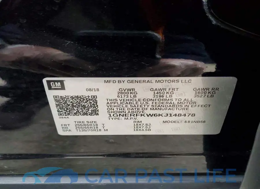 1GNERFKW6KJ148478# 13