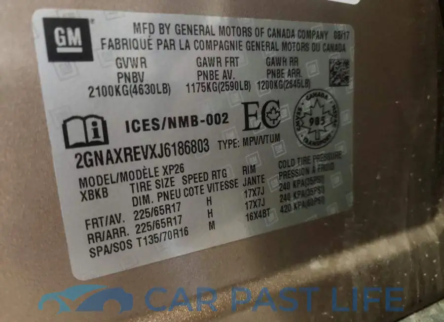 2GNAXREVXJ6186803# 13