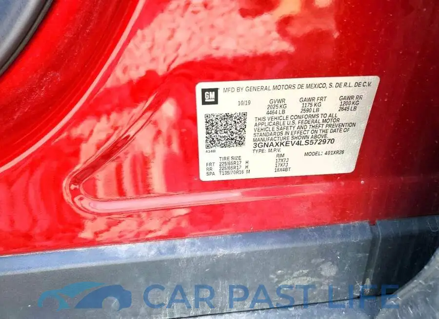 3GNAXKEV4LS572970# 13