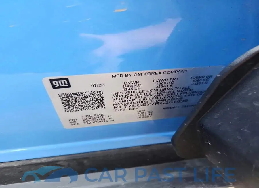 KL77LGE27RC101439# 14