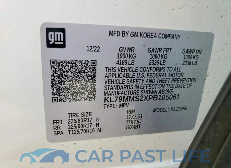 KL79MMS2XPB105061# 13