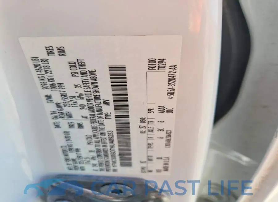 1FMCU0GD7HUA89253# 13