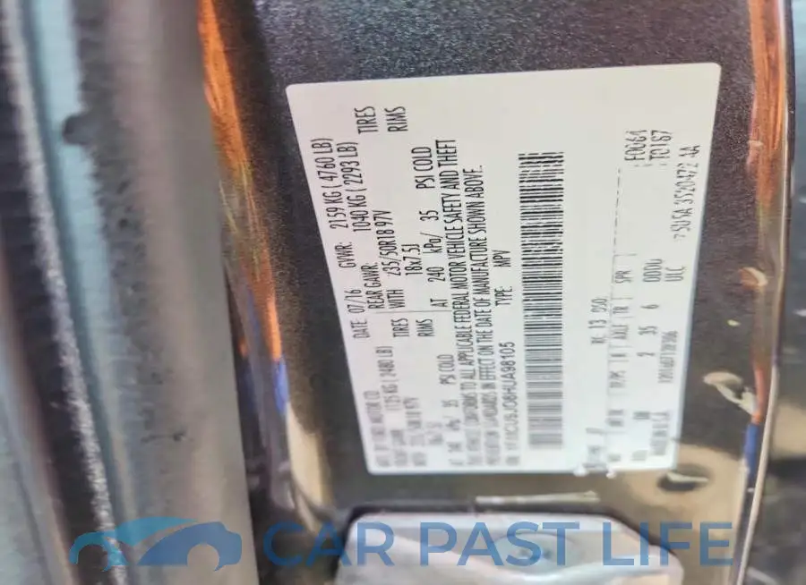 1FMCU9JD8HUA98105# 13