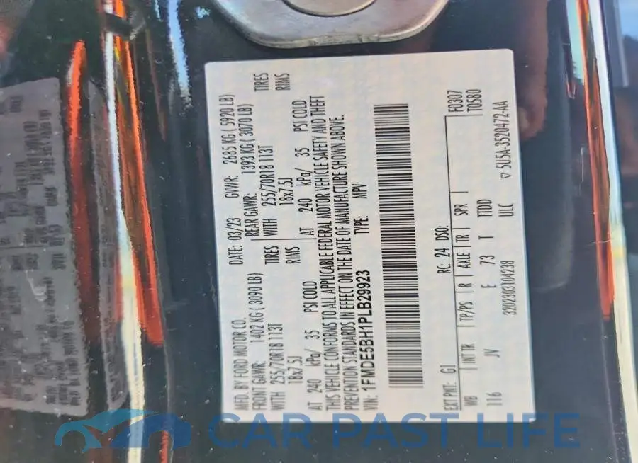 1FMDE5BH1PLB29923# 13
