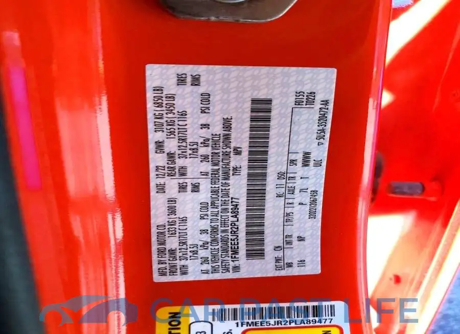 1FMEE5JR2PLA89477# 13