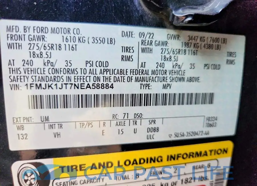1FMJK1JT7NEA58884# 13
