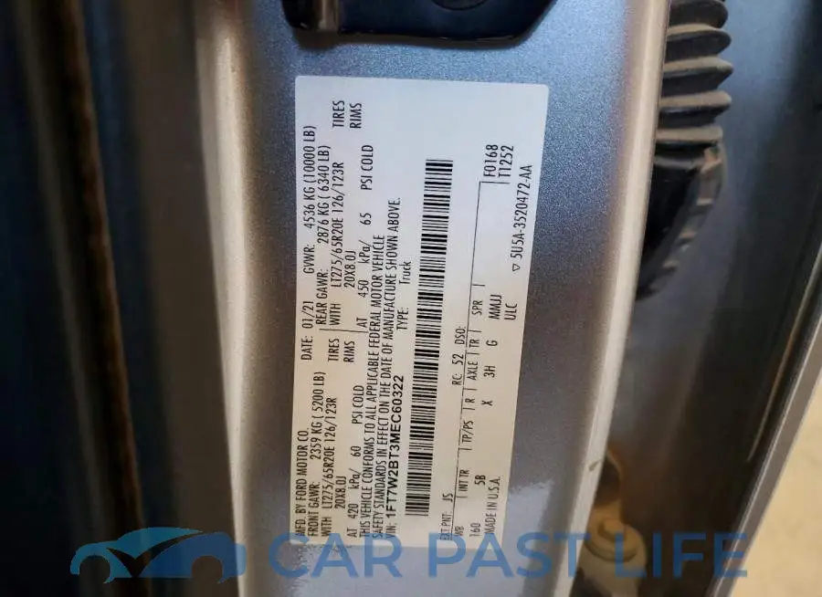1FT7W2BT3MEC60322# 13