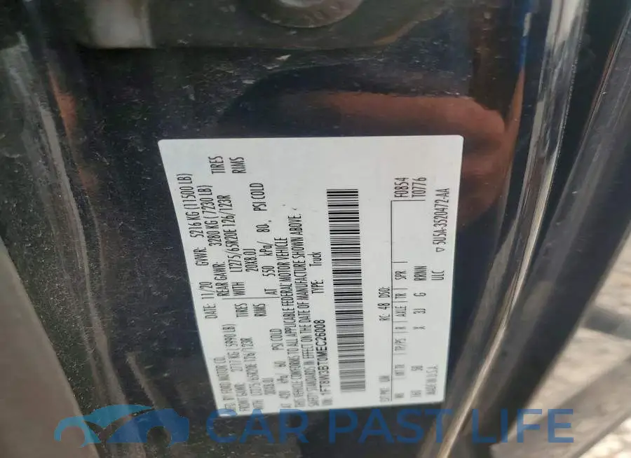 1FT8W3BT0MEC26008# 12