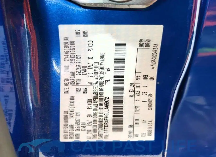 1FTER4FH6LLA65972# 12