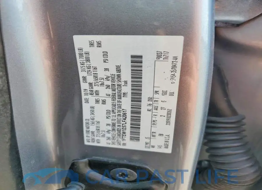 1FTEW1E57LFA20617# 12