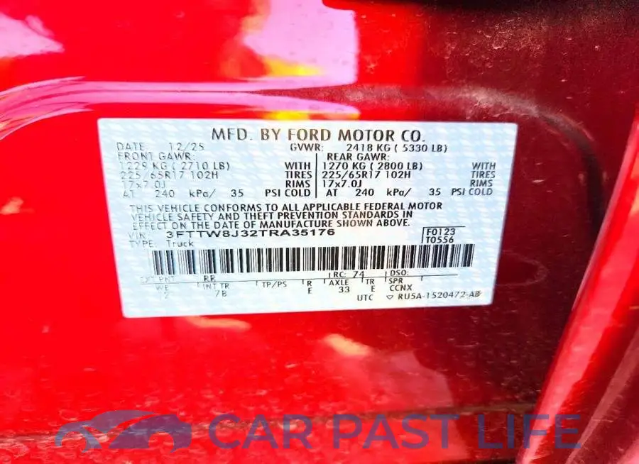 3FTTW8J32TRA35176# 13