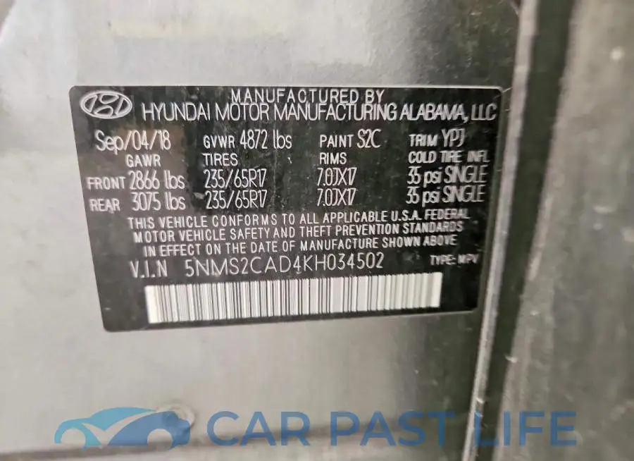 5NMS2CAD4KH034502# 14