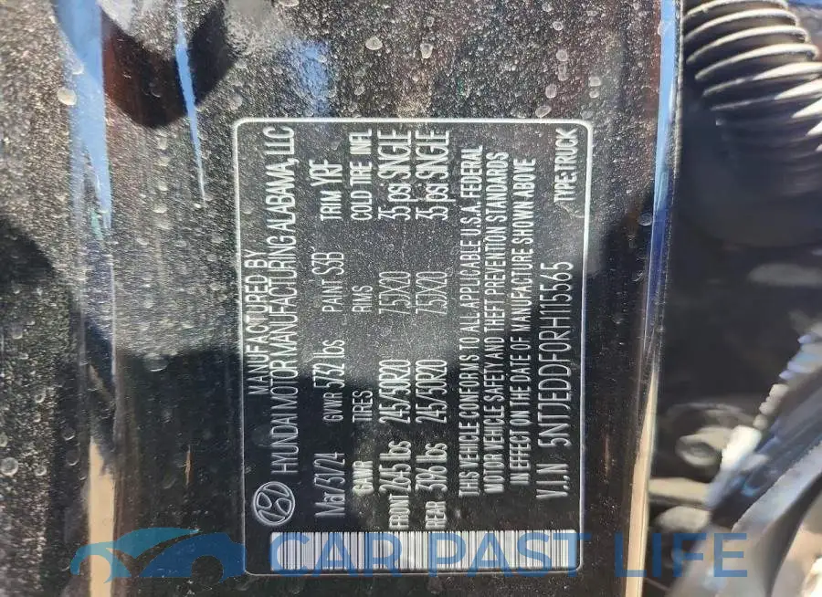 5NTJEDDF0RH115565# 12