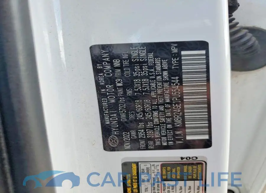 KM8R24GE1PU554544# 13
