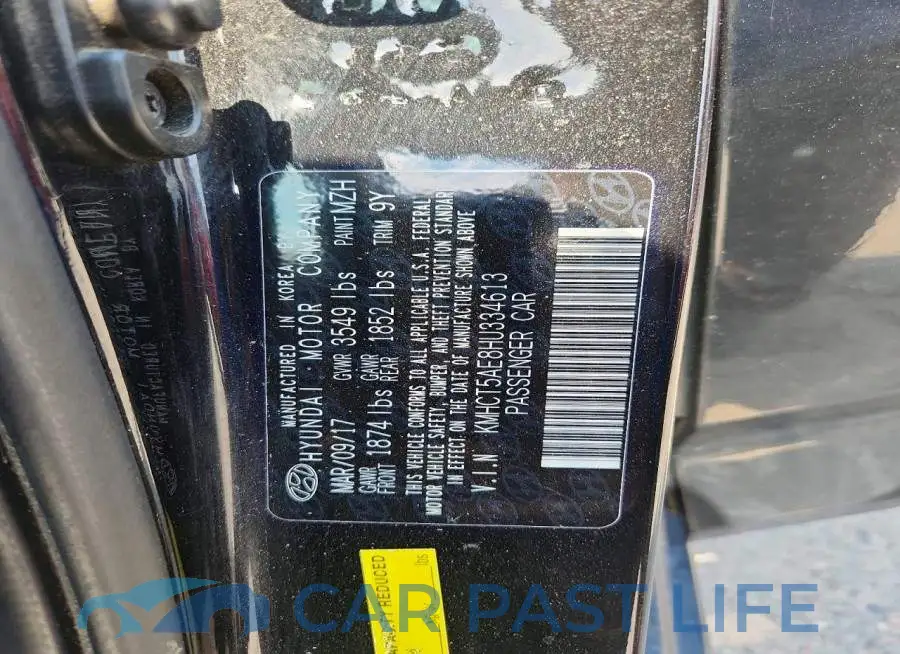 KMHCT5AE8HU334613# 12