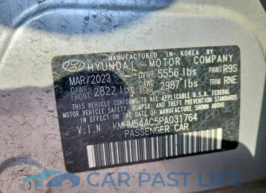 KMHM54AC5PA031764# 12