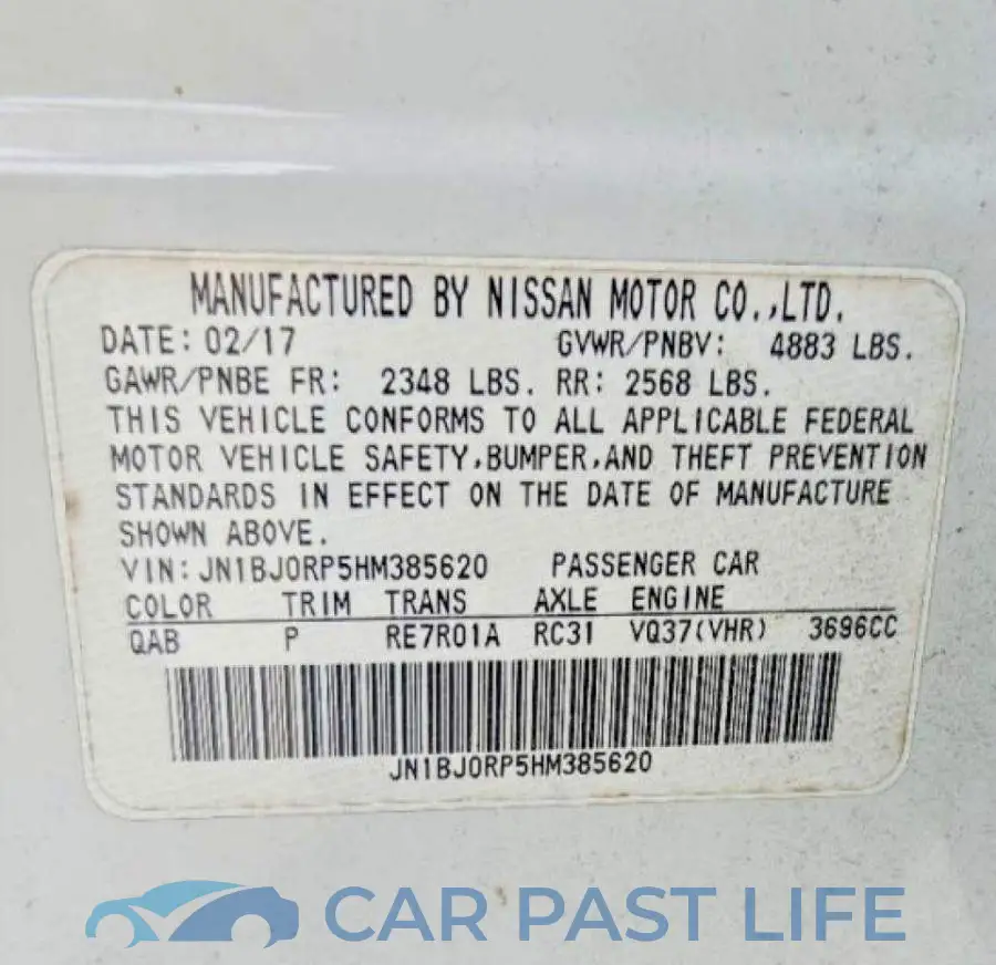 JN1BJ0RP5HM385620# 12