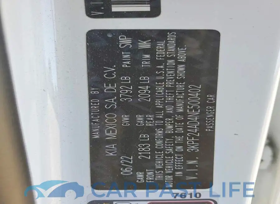 3KPF24AD4NE500402# 13
