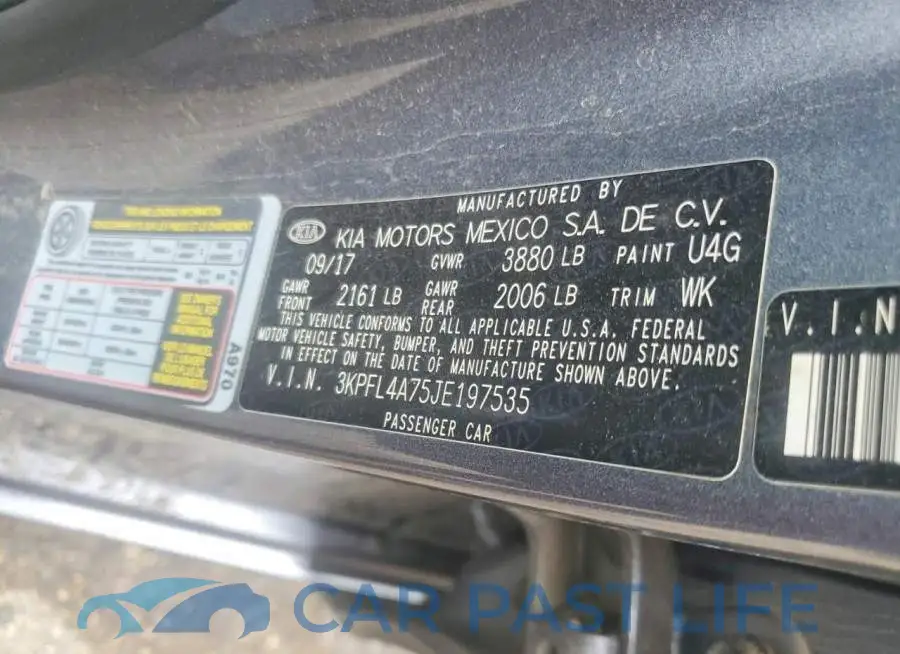 3KPFL4A75JE197535# 12