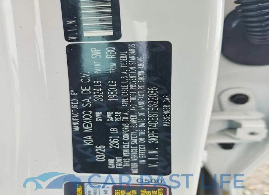 3KPFT4DE8TE322086# 13