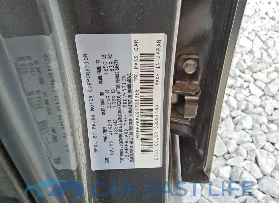 JM1BPAKM6S1781968# 12