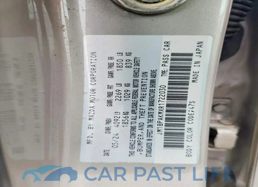 JM1BPAKMXR1722030# 13