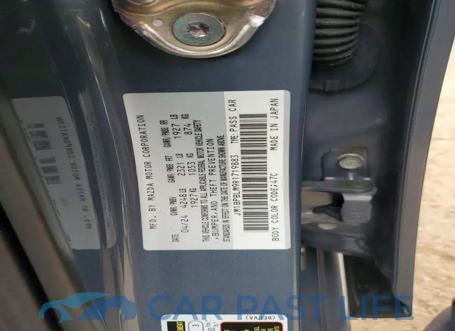 JM1BPBLM9R1719883# 13