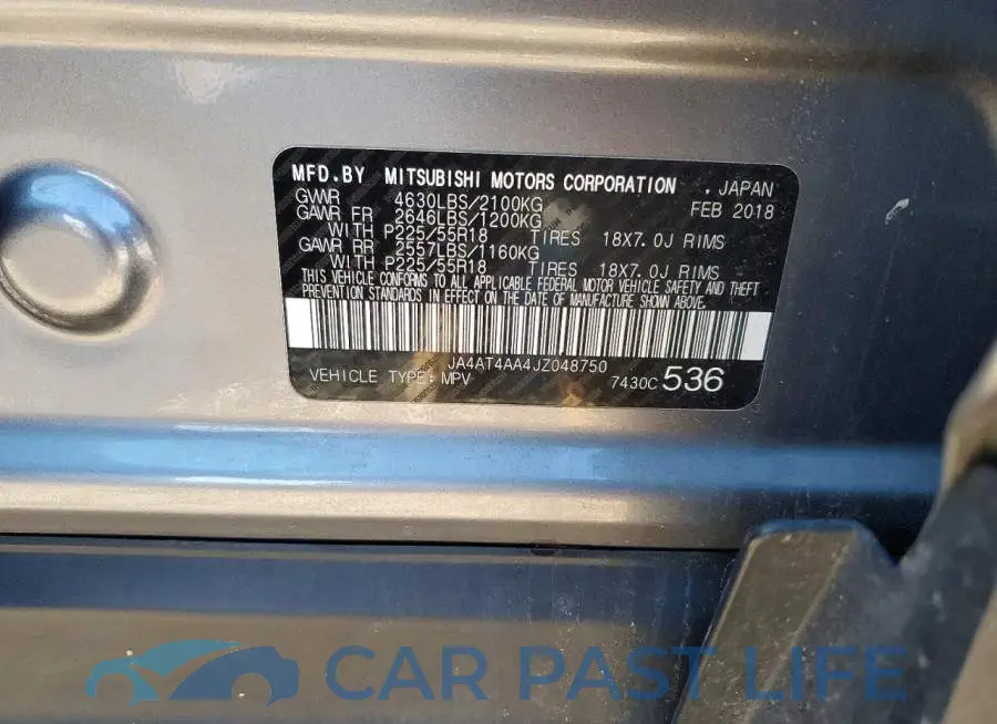 JA4AT4AA4JZ048750# 14