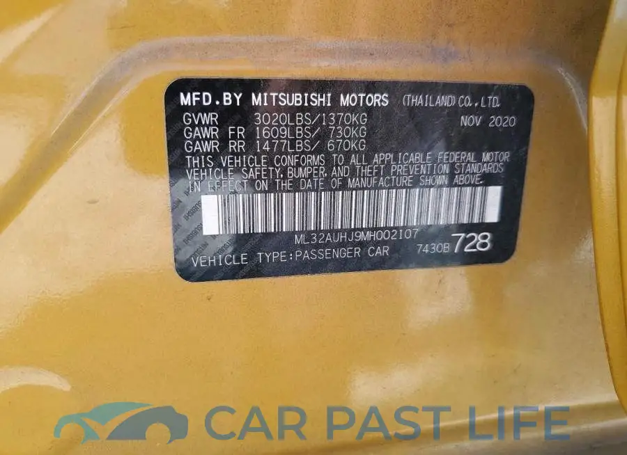 ML32AUHJ9MH002107# 12